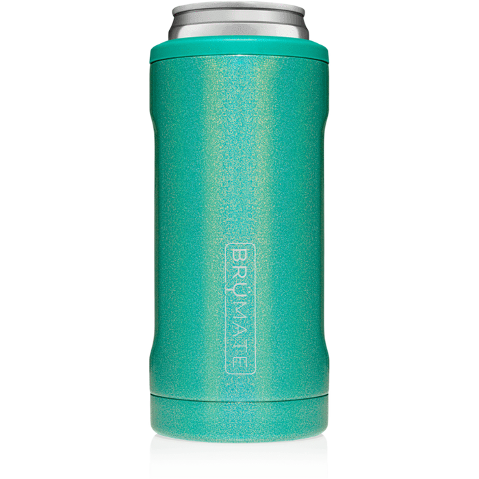 Brumate Hopsulator Slim Can - Glitter Peacock