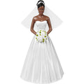 Cake Topper -African American Classic Bride with Tiara