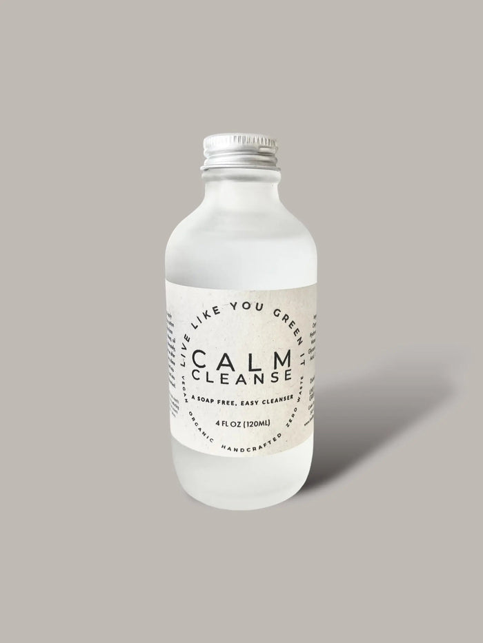Calm Cleanse Gentle Face Wash and Toner + Hyaluronic Acid, Micellar Water, and Organic Rose