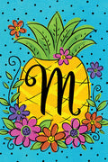 CD Pineapple Flowers Mini Flag M
