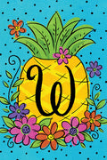 CD Pineapple Flowers Mini Flag W