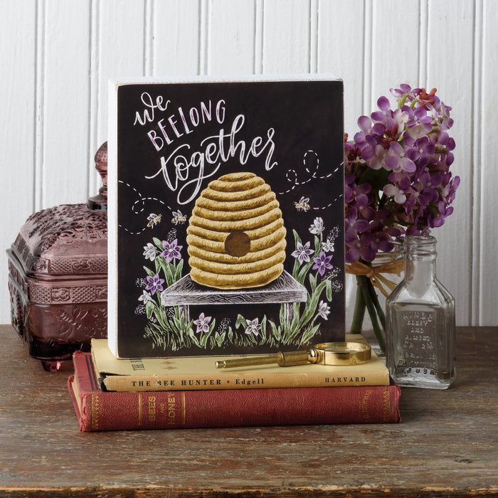 Chalk Box Sign - We Beelong Together