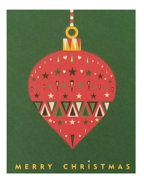 Christmas Ornament - Petite Boxed Christmas Cards - Blank Inside - 20ct