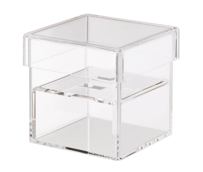 Clear Acrylic Ring Box Ring Pillow Alternative