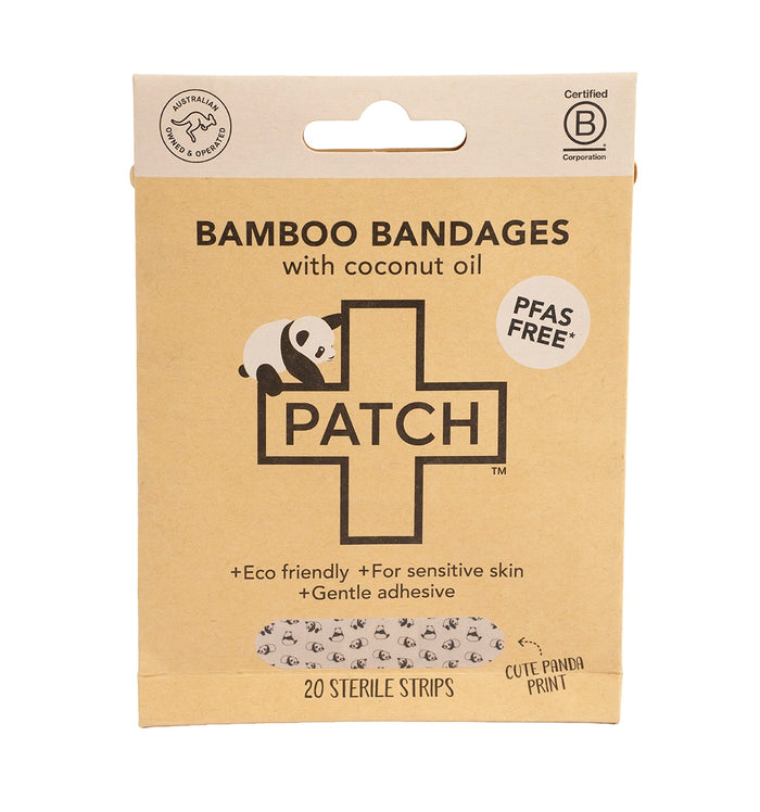 Coconut Oil Compostable Bamboo Bandages 20ct