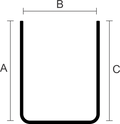 Colonial Iron Beam Strap - Old West Iron