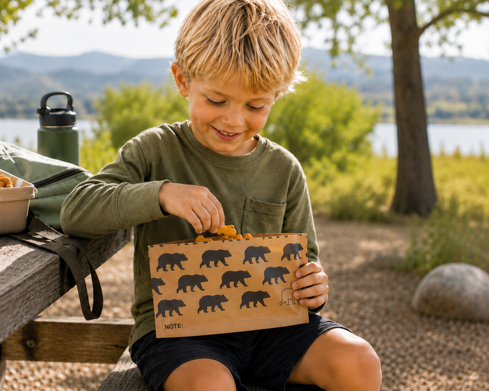 Compostable Paper Snack Bags
