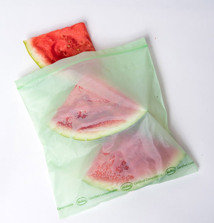 Compostable & Resealable Gallon-Size Bags - 15pk