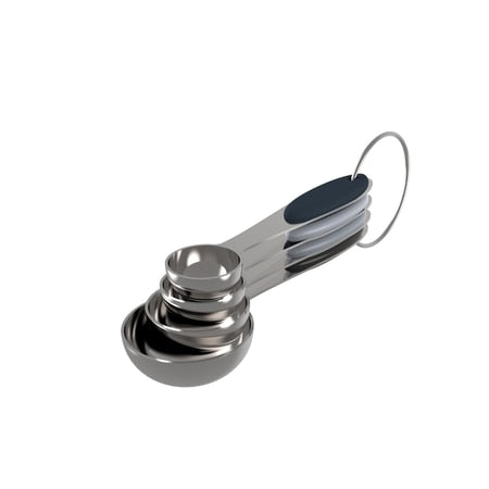 Core 4 pc Measuring Spoon Set, Gray