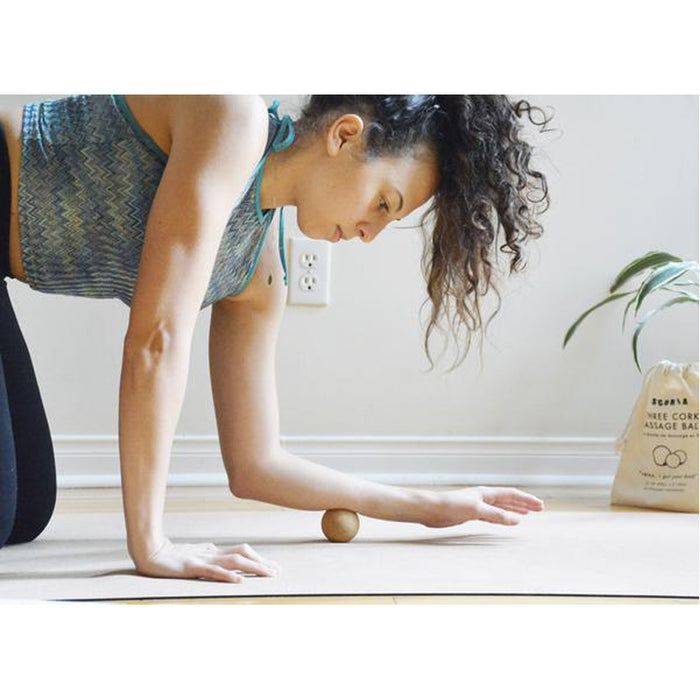 Cork Trigger Point Massage Balls 3pk