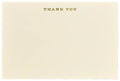 Correspondence Cards - Thank You