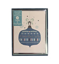 Deck The Halls Ornament - Petite Boxed Christmas Cards - Blank Inside - 20ct