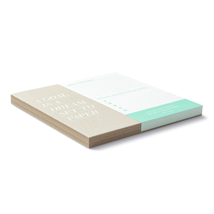 Desk Pad - A Goal Is A Dream Set To Paper