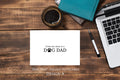 Dog Dad (Style A)  - 12 ct. Folded Notecards gift set