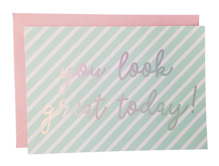 Double Boxed Notes - 16 count - Silver Foil Script
