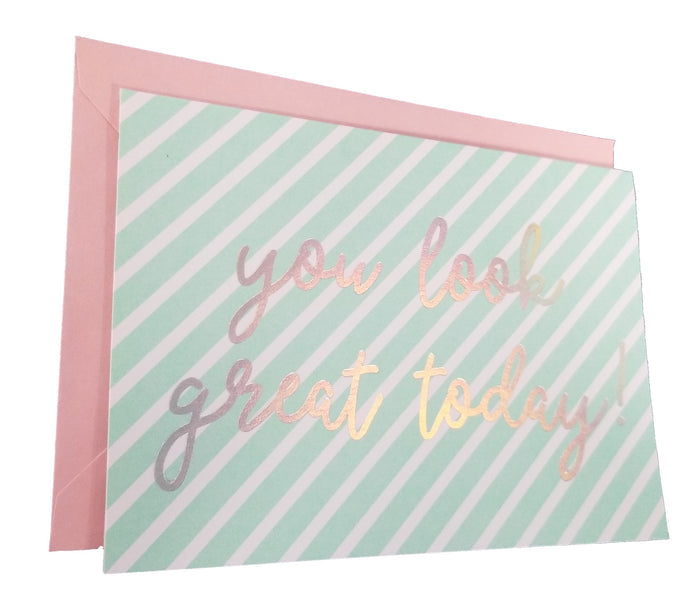 Double Boxed Notes - 16 count - Silver Foil Script