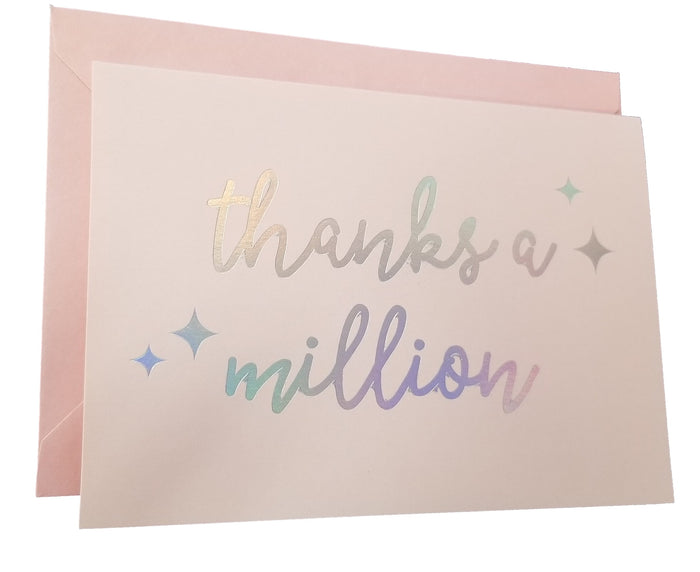 Double Boxed Notes - 16 count - Silver Foil Script