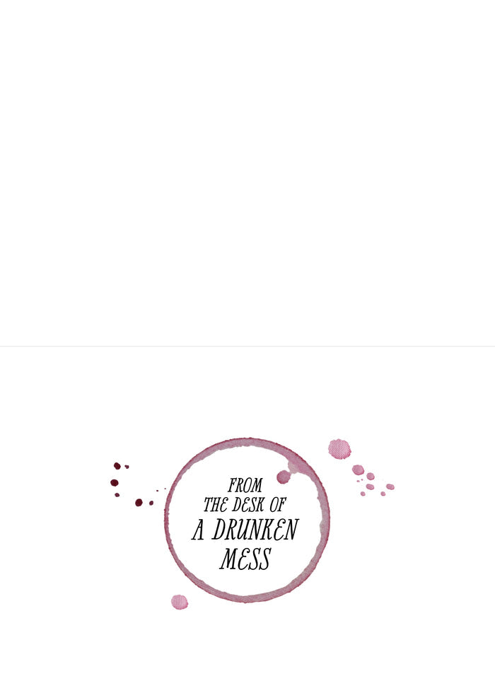 "Drunken Mess" Wine Spot  - 12 ct. Folded Notecards with envelopes