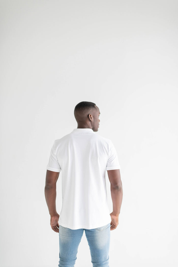 Everyday Polo – Organic Cotton, Sustainable & Breathable in White