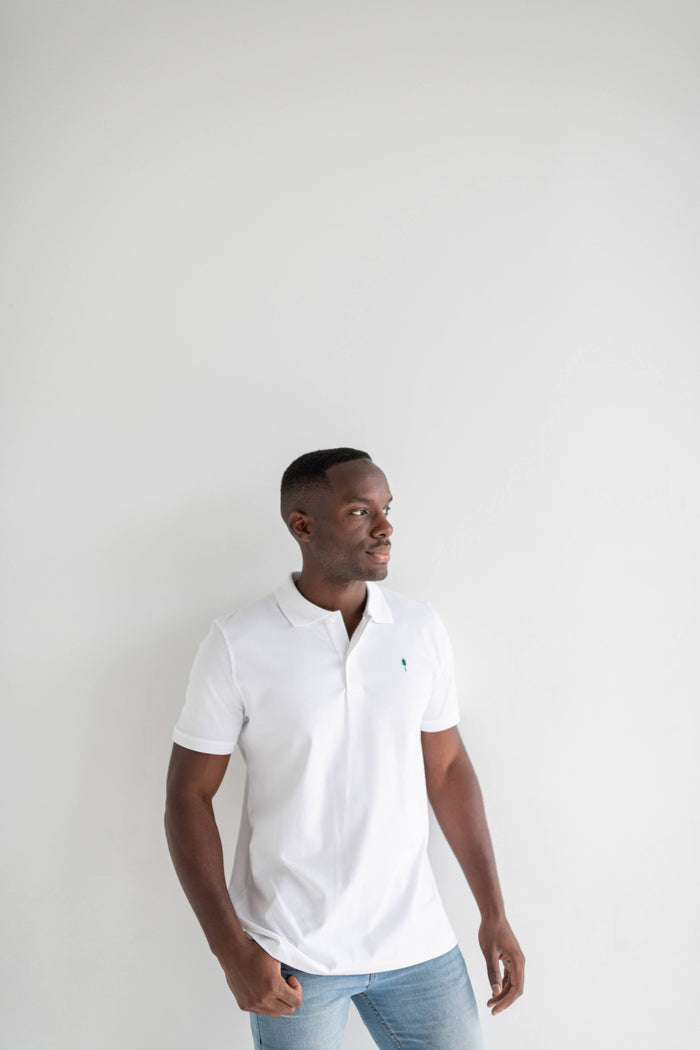 Everyday Polo – Organic Cotton, Sustainable & Breathable in White