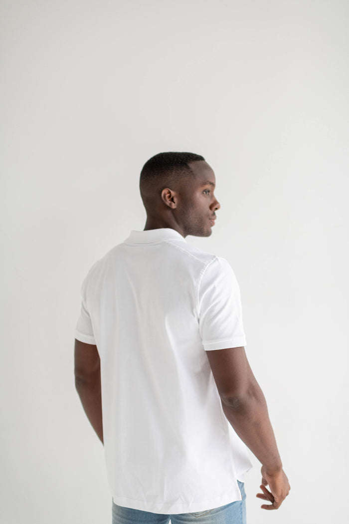 Everyday Polo – Organic Cotton, Sustainable & Breathable in White