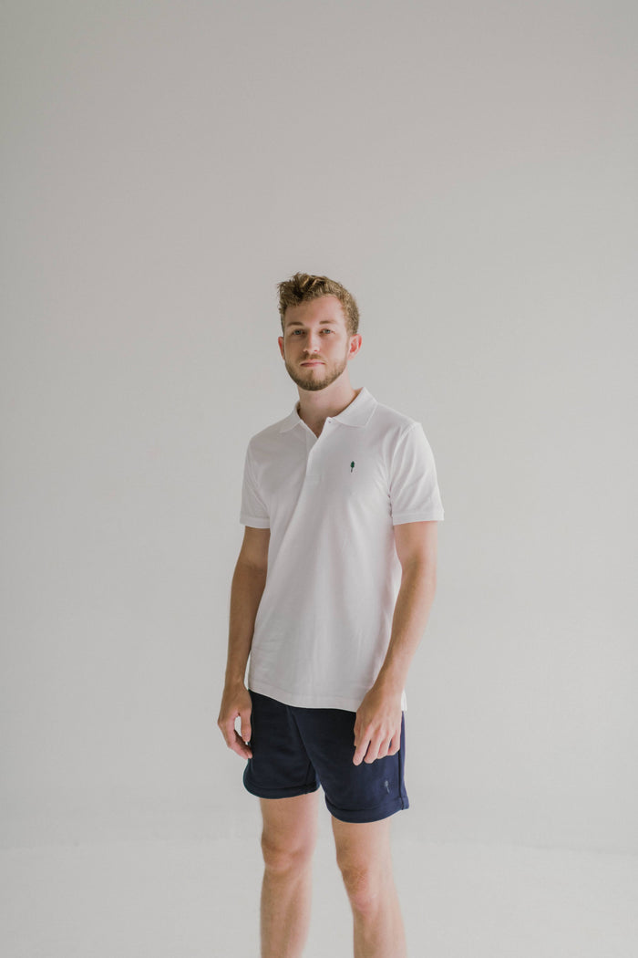 Everyday Polo – Organic Cotton, Sustainable & Breathable in White