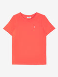 Everyday Relaxed Fit T-Shirt – Organic Cotton, Hot Coral