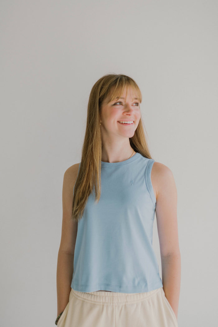 Everyday Tank, Lightweight, Sustainable in Glacier Blue