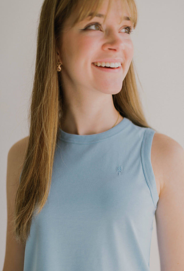 Everyday Tank, Lightweight, Sustainable in Glacier Blue