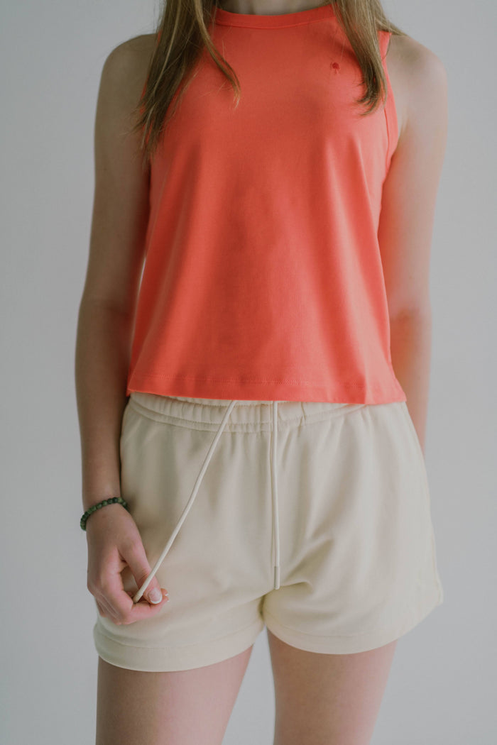 Everyday Tank, Lightweight, Sustainable in Hot Coral