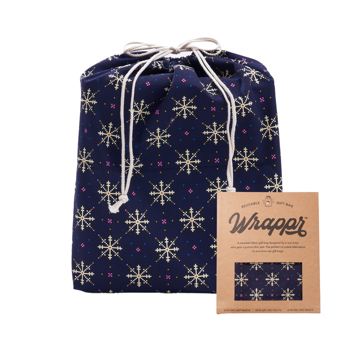 Fabric Gift Bag by Kelsey Weigl - 22", Cotton