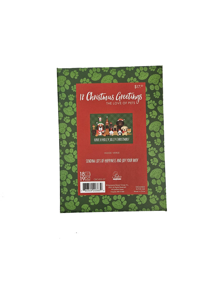 Festive Dogs - Premium Boxed Holiday Cards - 18ct.