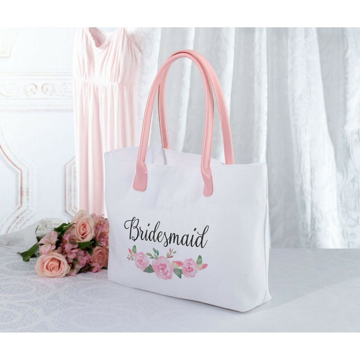 Floral Bridesmaid Tote Bag