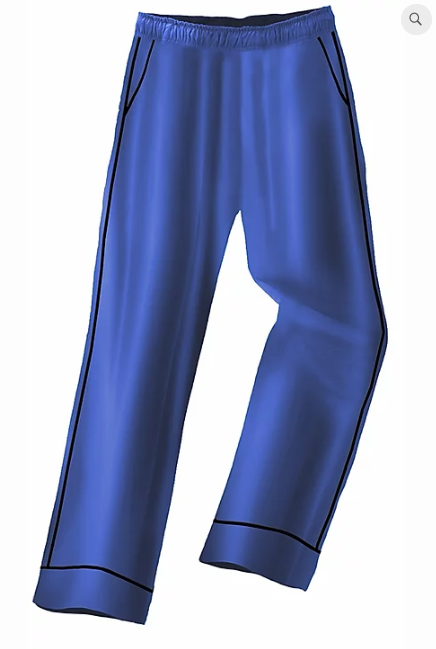 Galleria Lounge Pants - Satin Baltic Blue