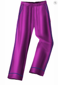 Galleria Lounge Pants - Satin Purple