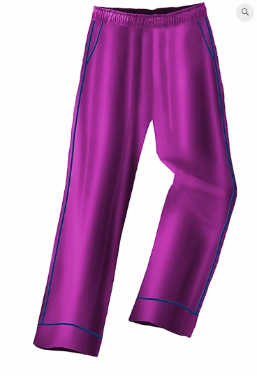 Galleria Lounge Pants - Satin Purple