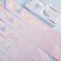 Geometric Floral Bachelorette Sashes - Set of 7