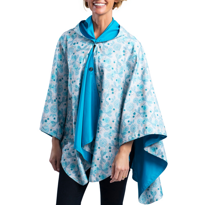 GG Raincaper Aqua With Dragonflies