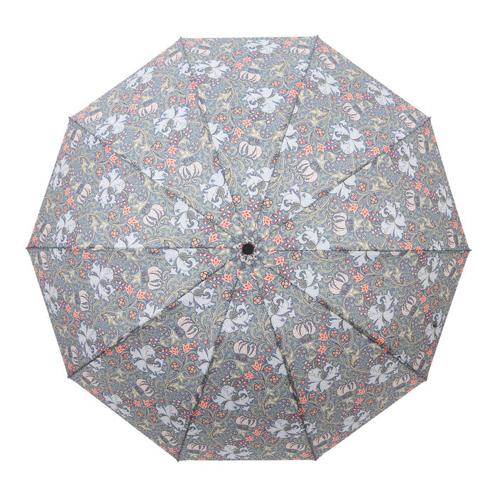 GG Raincaper Wm Morris Lily Folding Umbrella