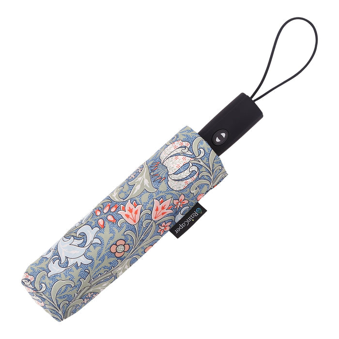 GG Raincaper Wm Morris Lily Folding Umbrella