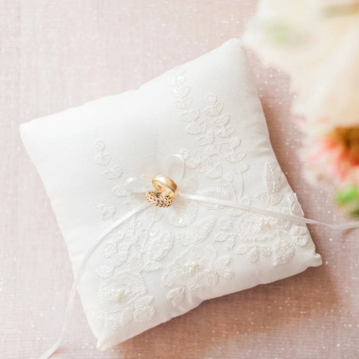 Glam Ring Bearer Pillow