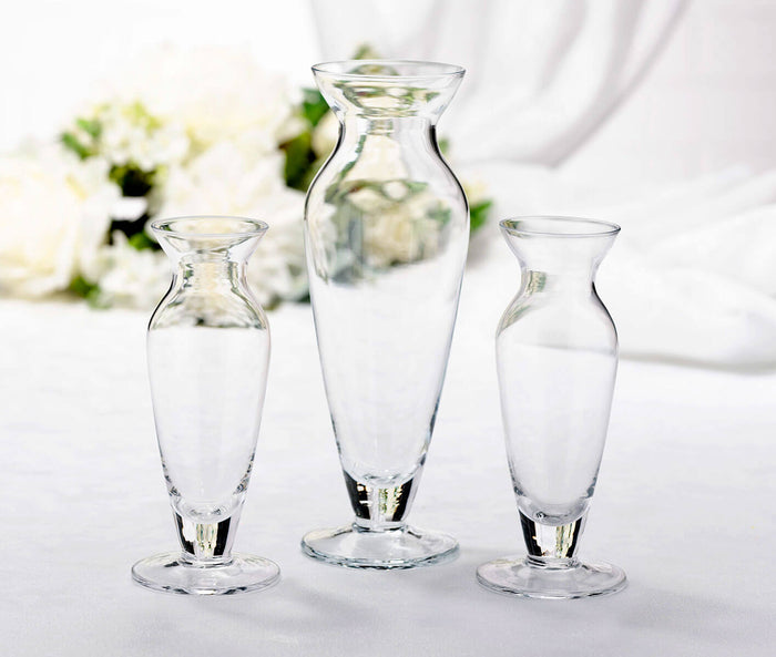 Glass 3 piece Vase Unity Sand Ceremony Set