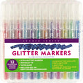Glitter Markers - Set of 12