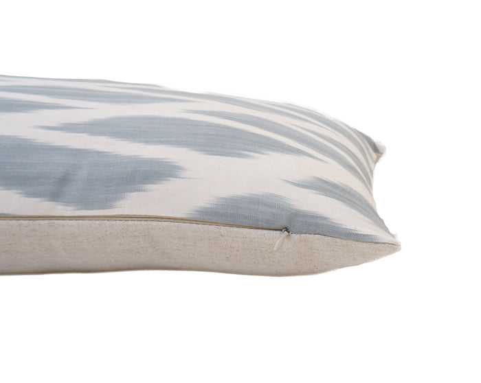Gray Suit - IKAT SILK PILLOWCASE