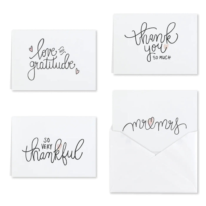 Handwritten Thank You Card Set - 24 ct.