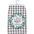 Holiday Kitchen Towel - There's No Place Like Home For The Holidays
