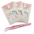 Ignorance Is Bliss nail decal bundle: three decal packs and a pink tweezer – ella+mila