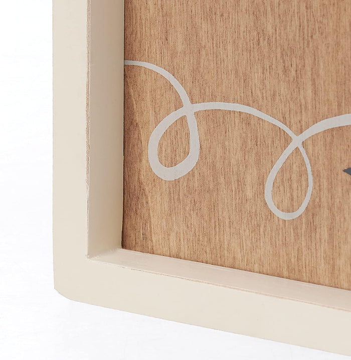 Inset Box Sign - Don't Worry Bee Happy