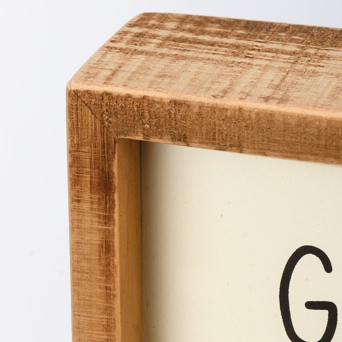 Inset Box Sign - Gratitude