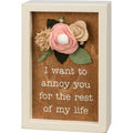 Inset Box Sign - I Want to Annoy You